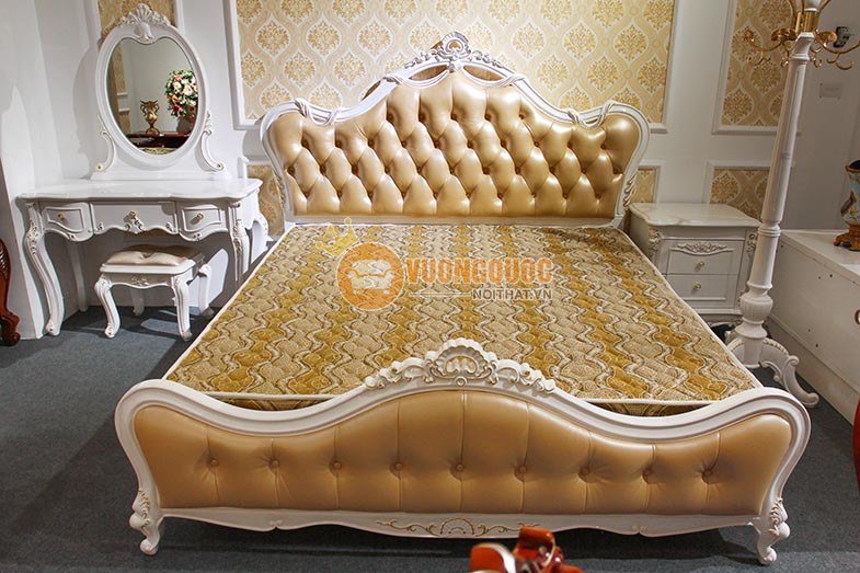 Giường ngủ phong cách tân cổ điển GD708-1